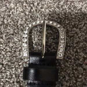 Black studded belt. Size small